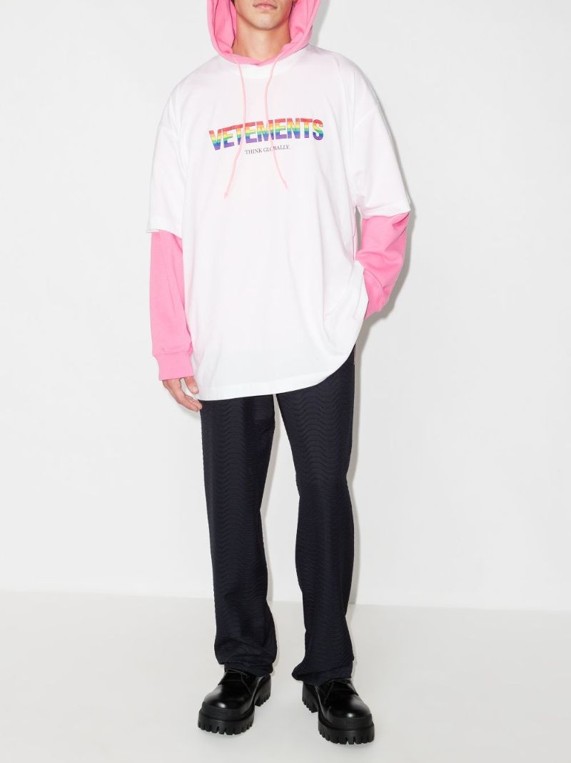 Rainbow Logo Cotton T-shirt