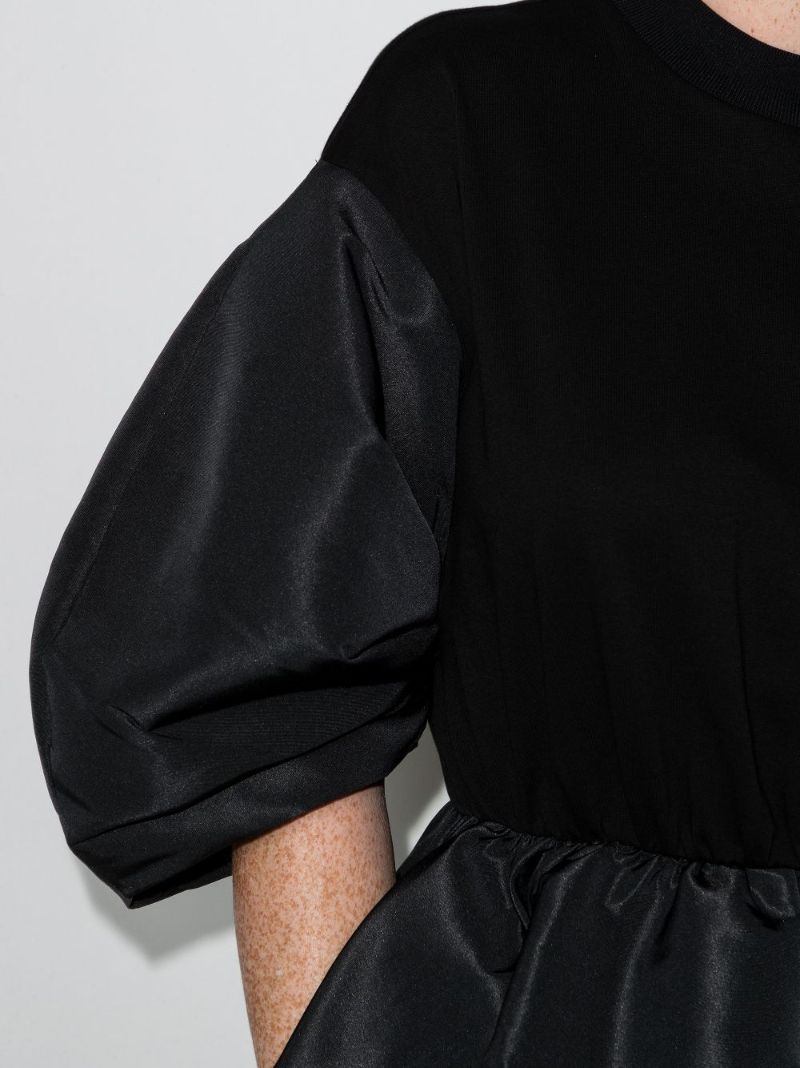 Peplum-hem Short-sleeve T-shirt