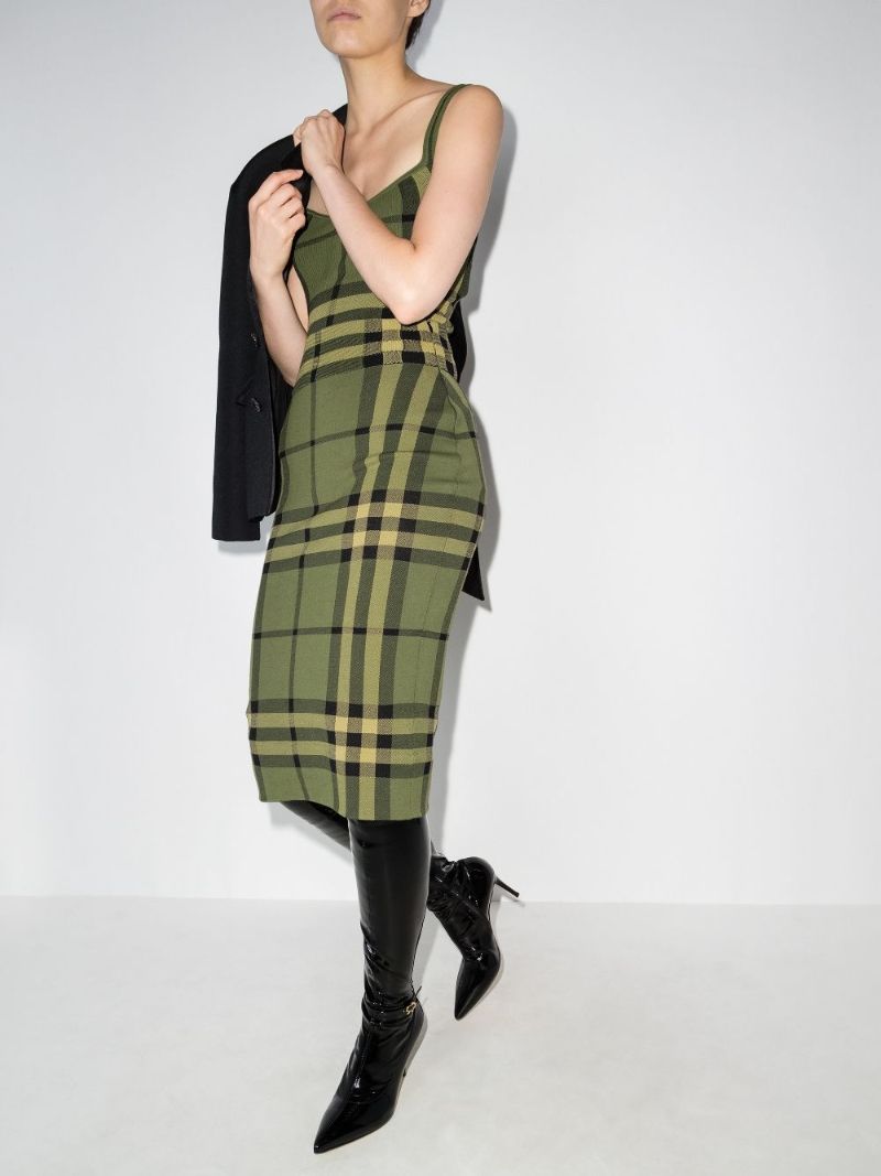 Kammie Check Knit Skirt