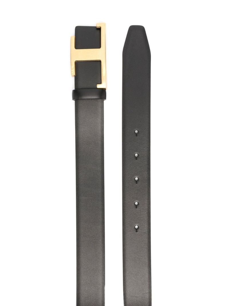 Pink Reversible Leather Belt