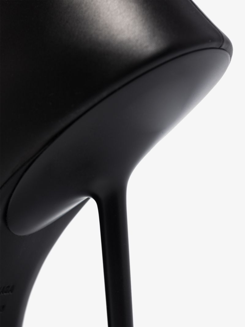 Black Essex 110 Knee-high Leather Boots