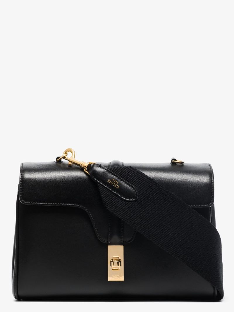 Black Teen Soft 16 Leather Shoulder Bag