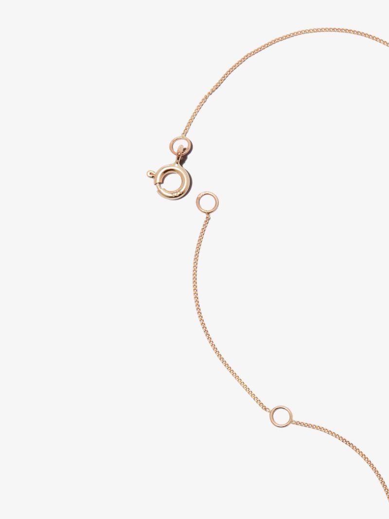 9k Rose Gold Pierrot No.2 Diamond Necklace
