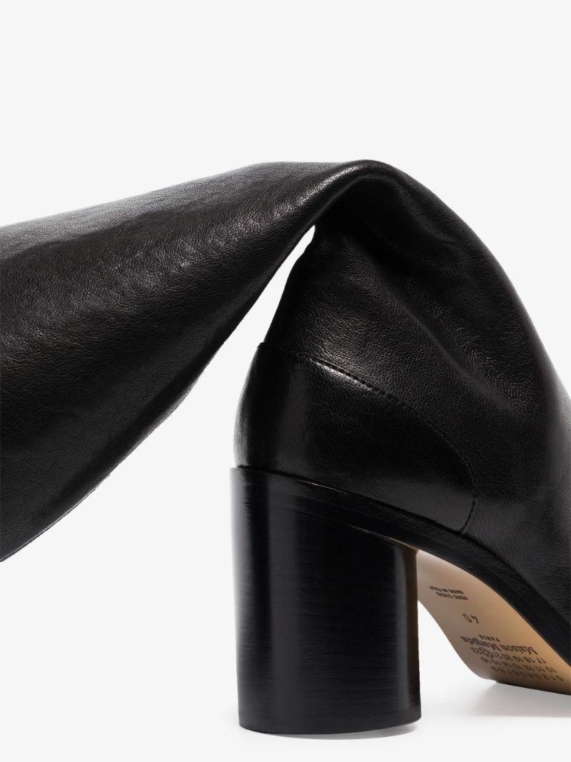 Black Tabi 100 Knee-high Boots