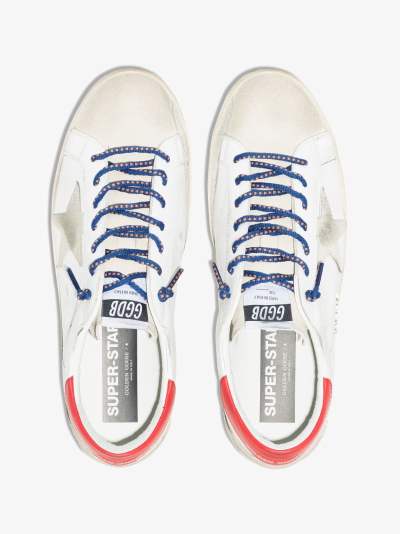 White Super-star Leather Sneakers