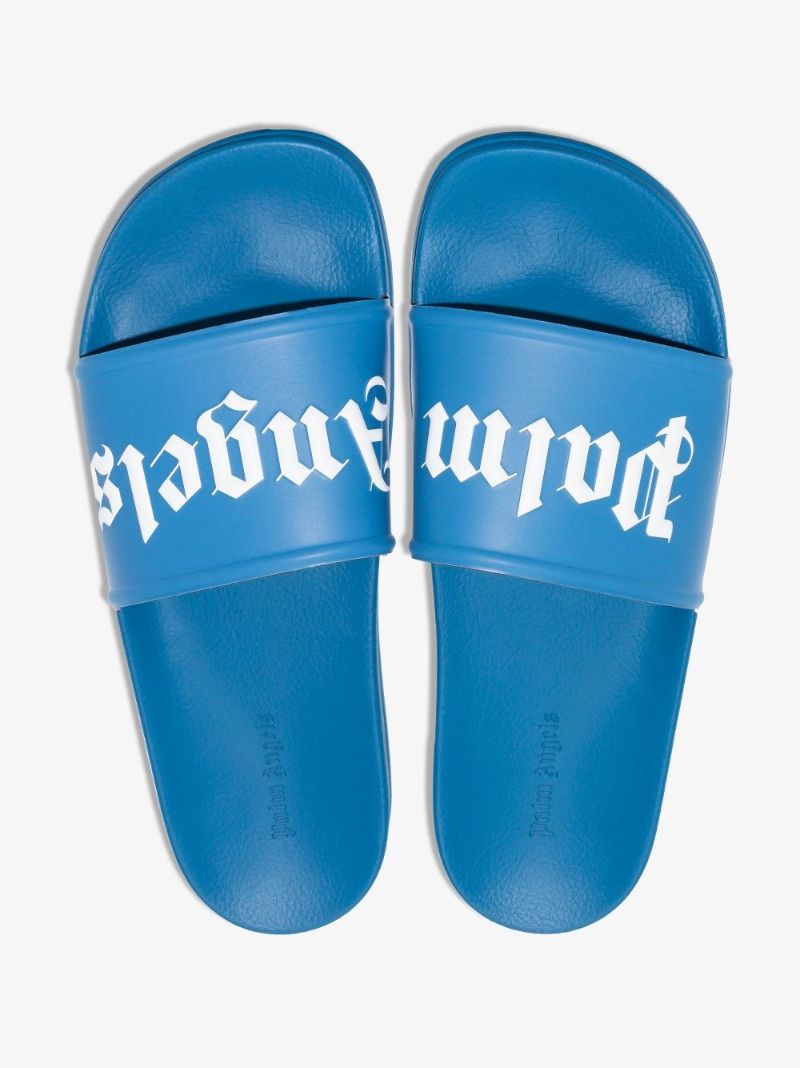Blue Logo Slides