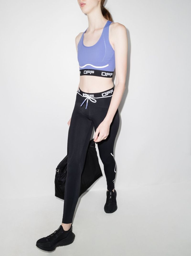 Active Logo Tape Sports Bra