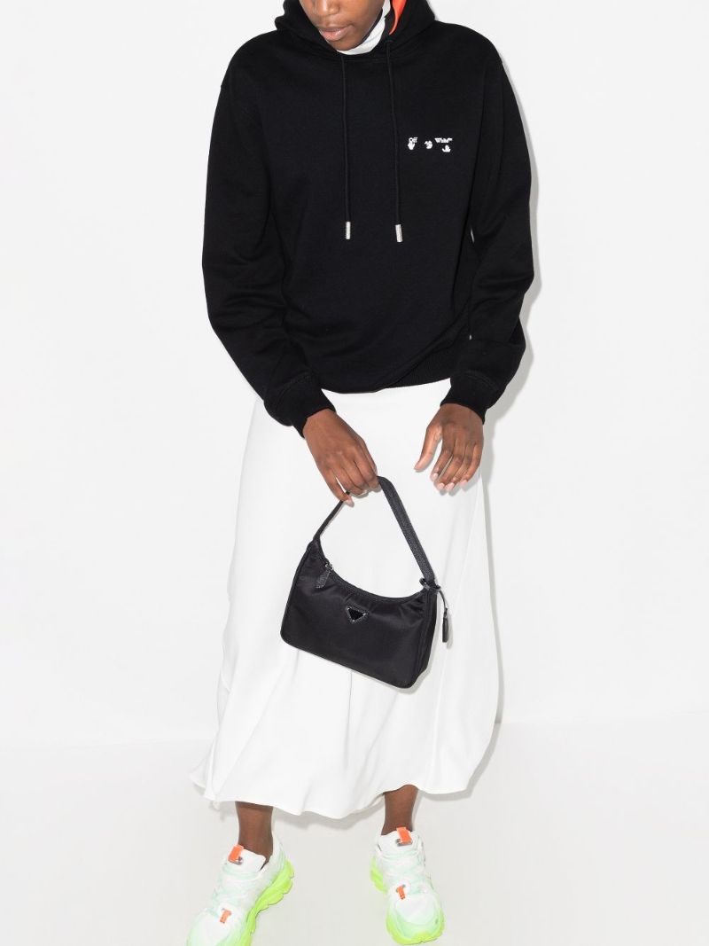 Logo Print Cotton Hoodie