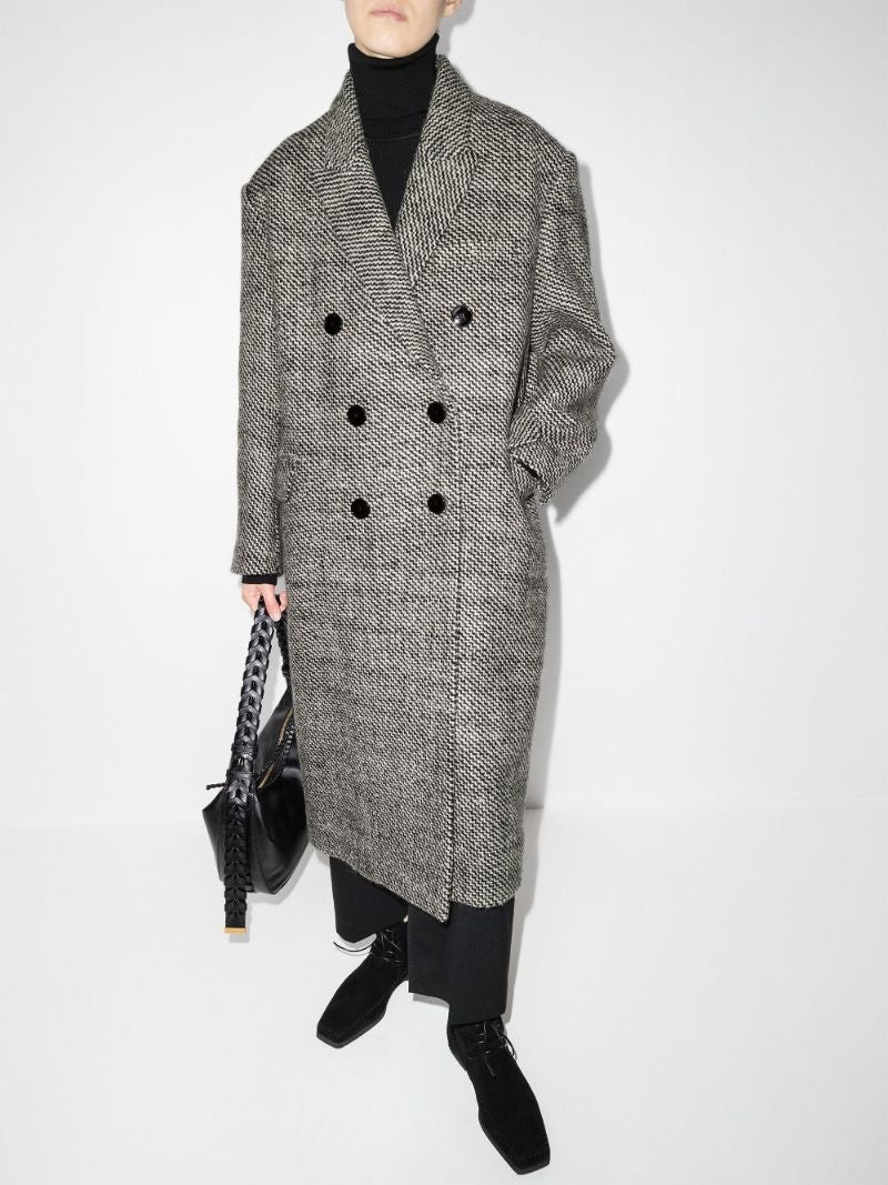 Lojimiko Double-breasted Virgin Wool Coat