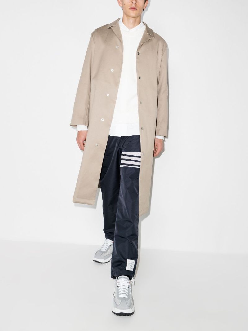 Blue 4-bar Stripe Cotton Track Pants
