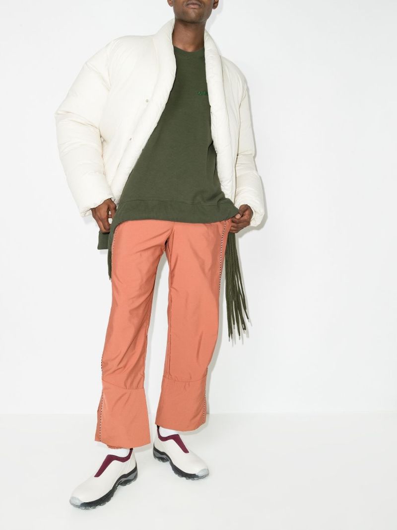 Drawstring Cotton Sweatshirt