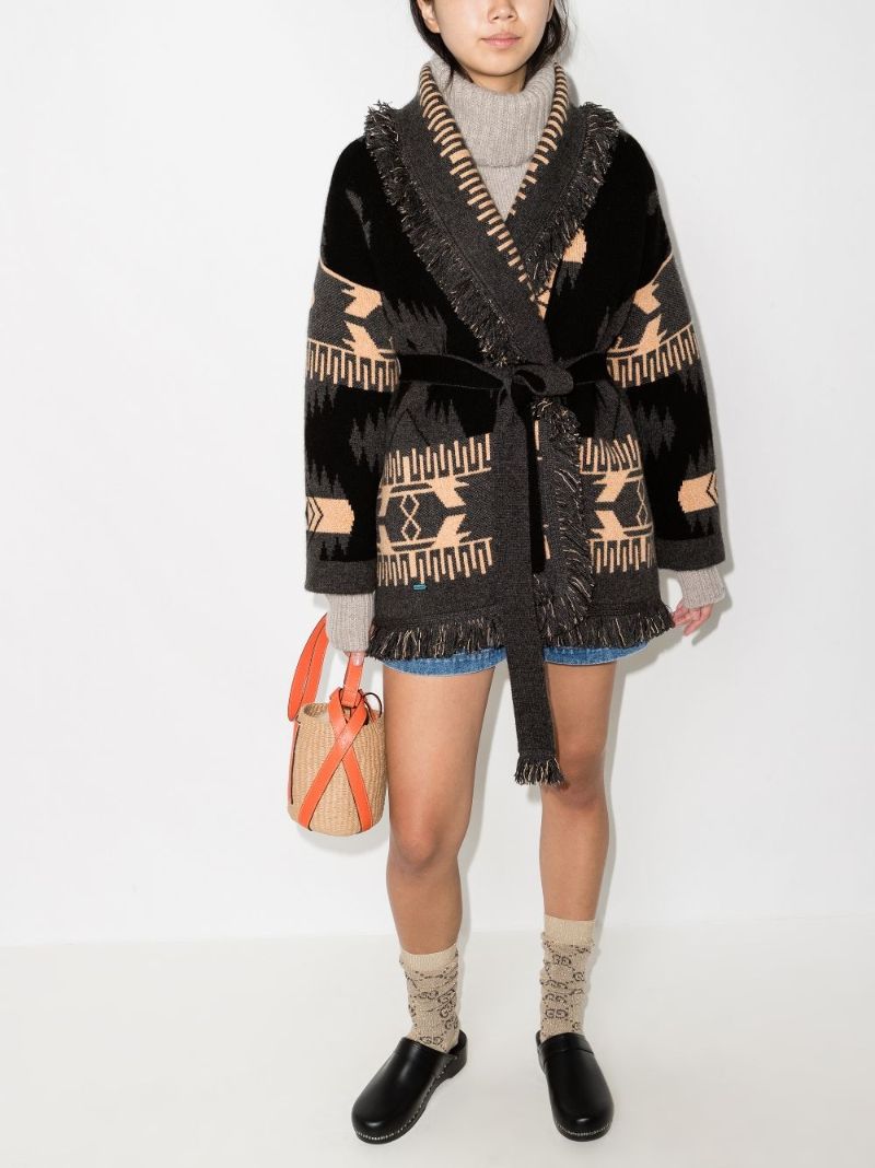 Icon Belted-waist Cardigan