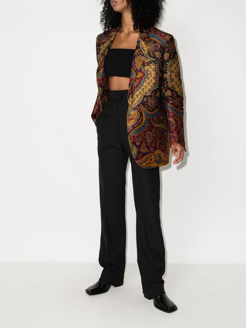 Lucille Paisley Jacquard Blazer