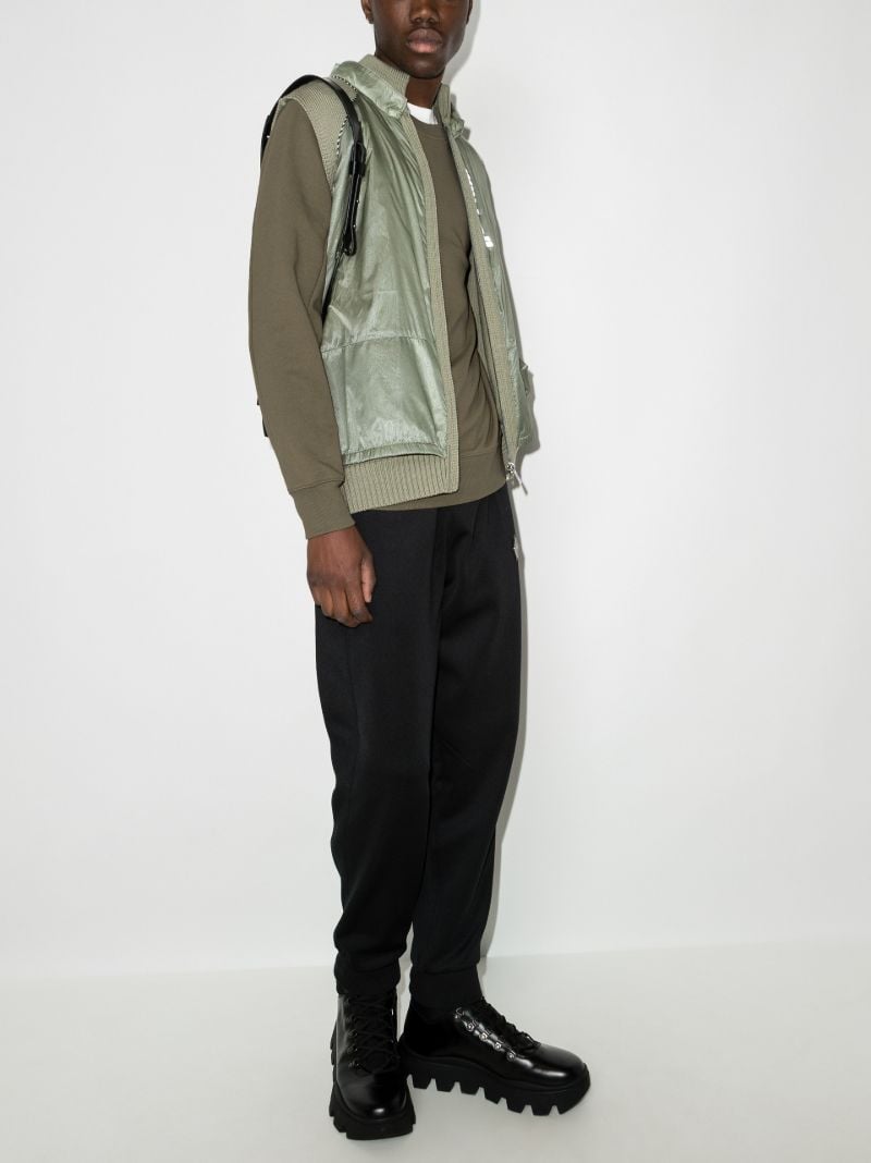 Diagonal Cotton Sweatshirt