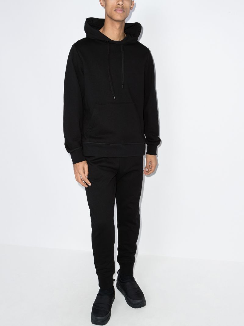 Black Huron Cotton Hoodie