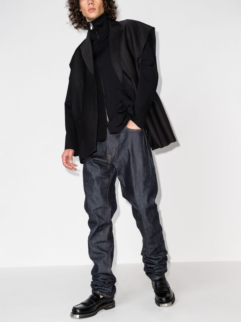 Draped Pocket Jacket