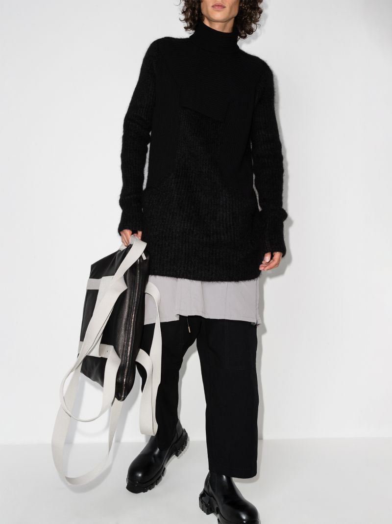 Turtleneck Mohair Sweater