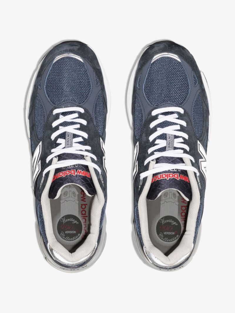 Blue 990v3 Core Low Top Sneakers