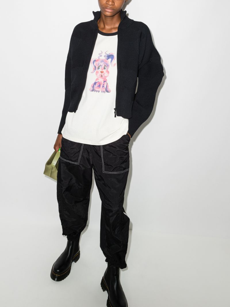Monster Print Cotton T-shirt