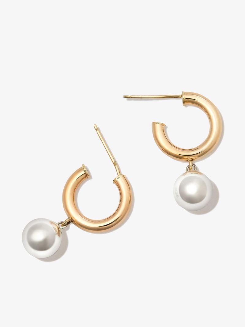 10k Yellow Gold Ga-ga Chubbie Huggie Earrings