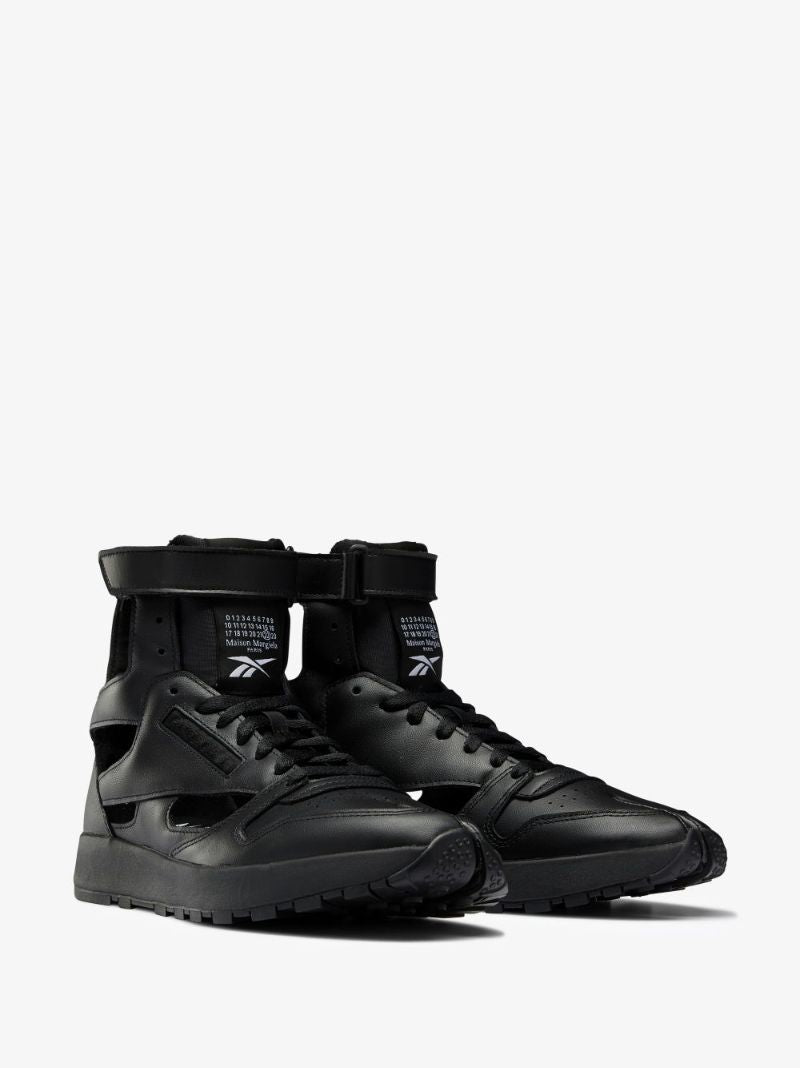 X Reebok Black Classic Leather Tabi High Sneakers