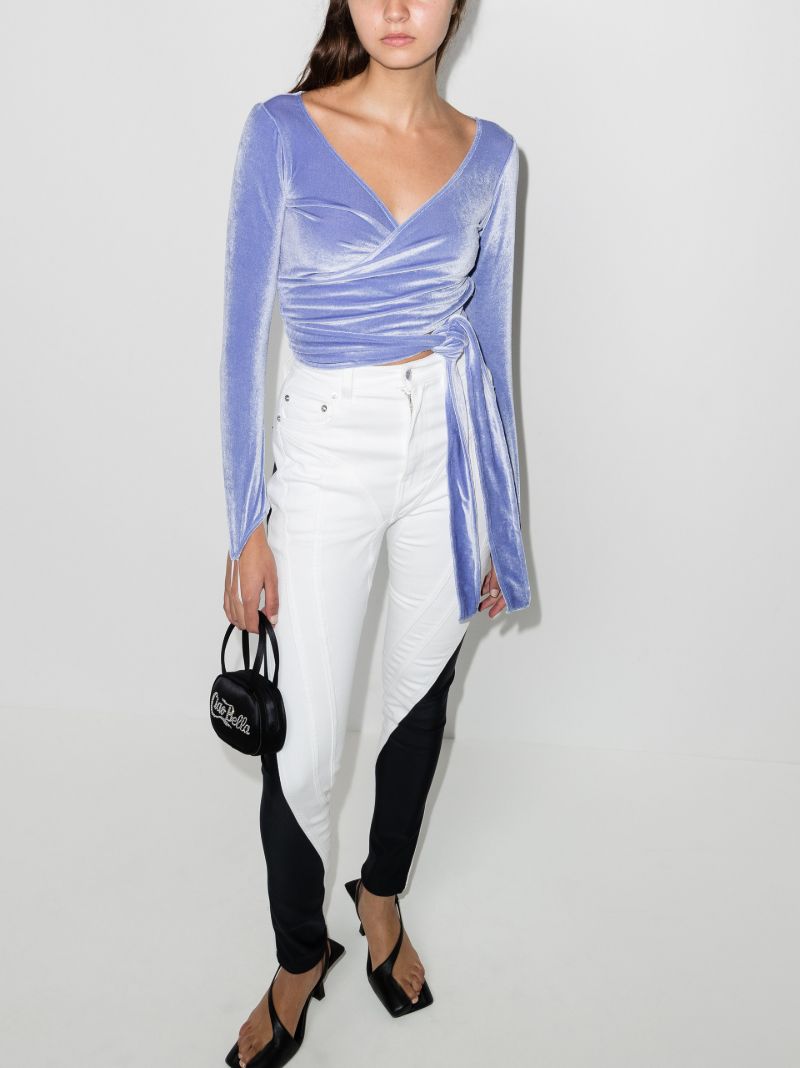 Dramady Wrap Crop Top
