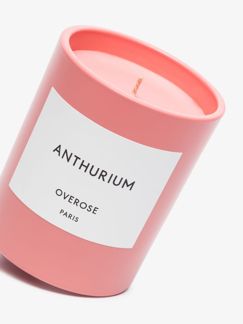 Pink Anthurium Candle