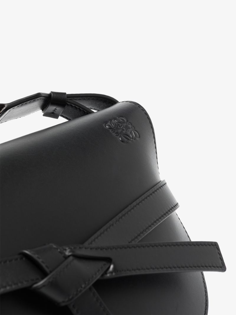 Black Gate Small Leather Shoulder Bag