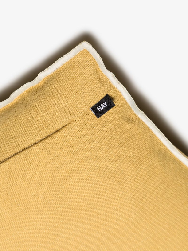 Yellow Outline Cushion