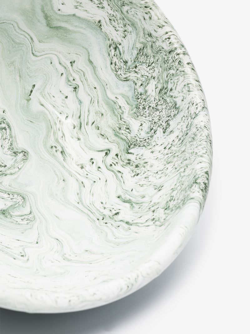 Green Swirl Salad Bowl