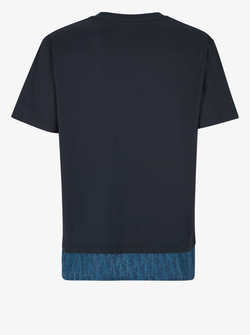 Oblique Motif Hem T-shirt