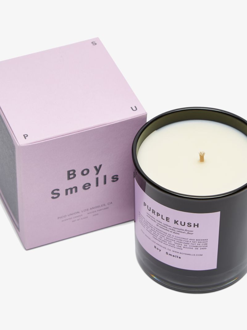 Black Purple Kush Candle