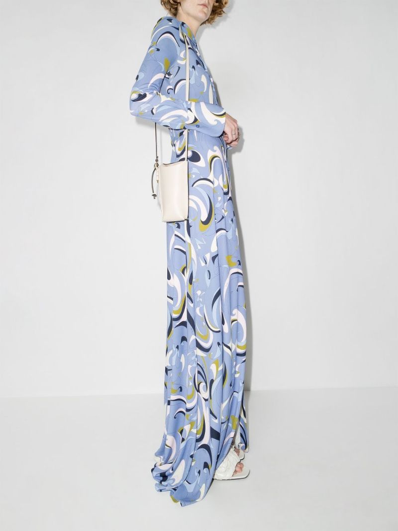Itinerari Print Maxi Dress