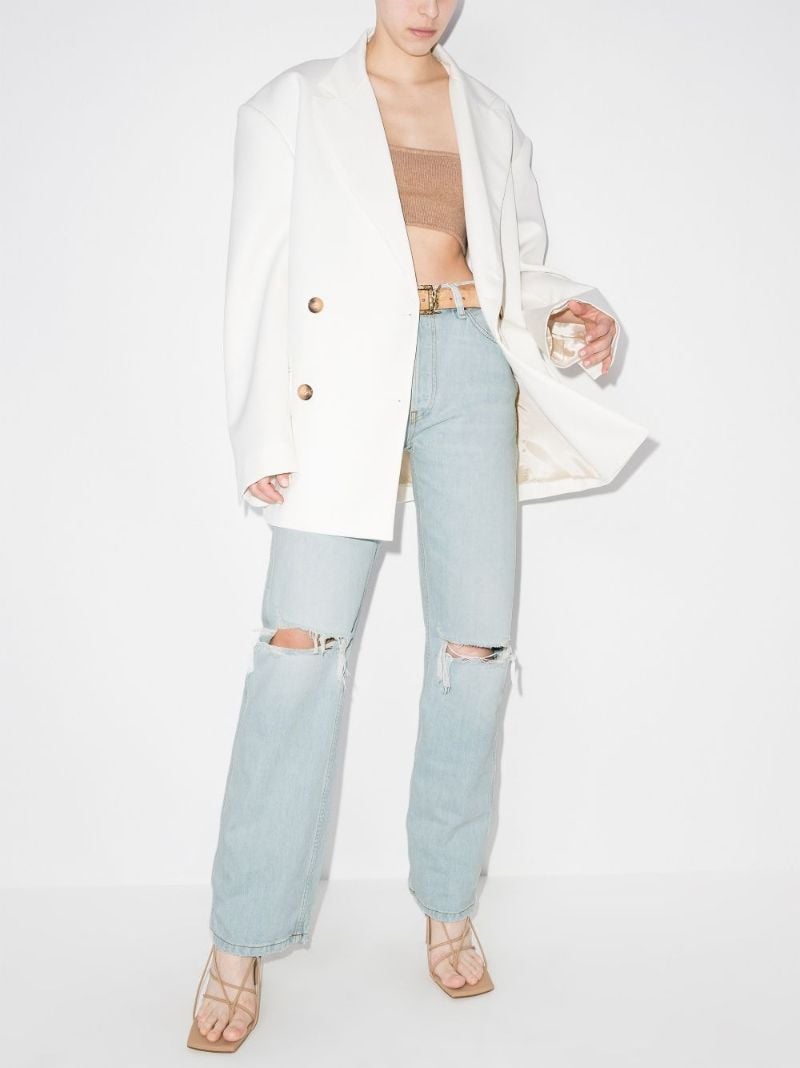 '90s Bleached High Waist Jeans