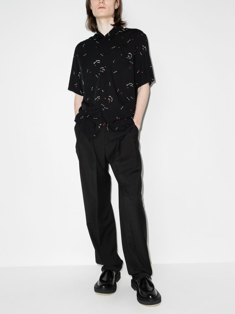Cupid Print Short Sleeve Shirt