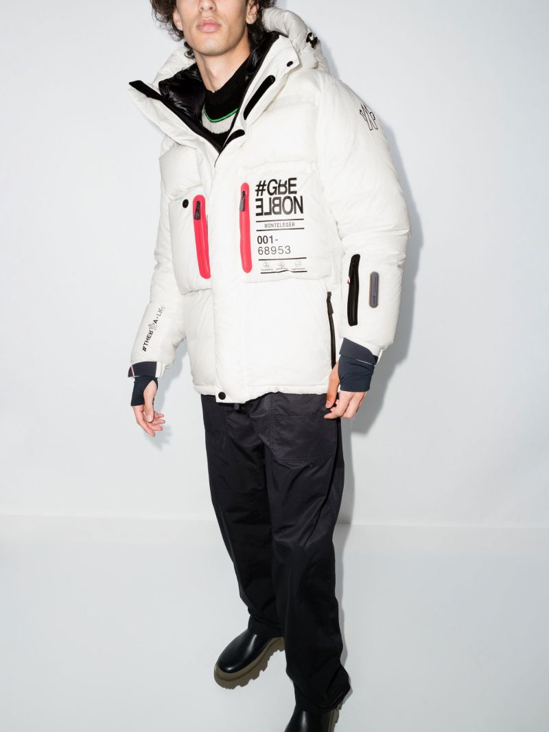 White Monteleger Padded Jacket
