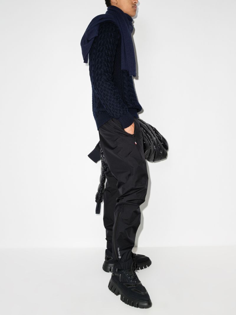 Black Gore-tex Straight Leg Trousers