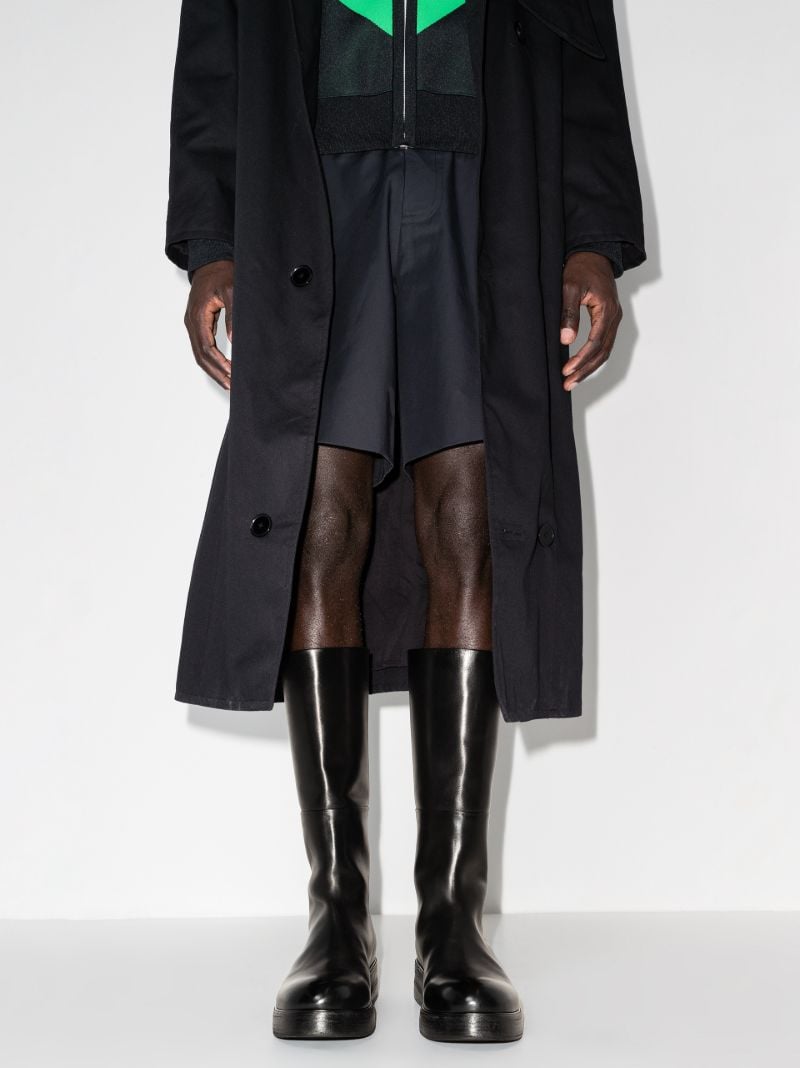 Black Zuccolona Leather Boots