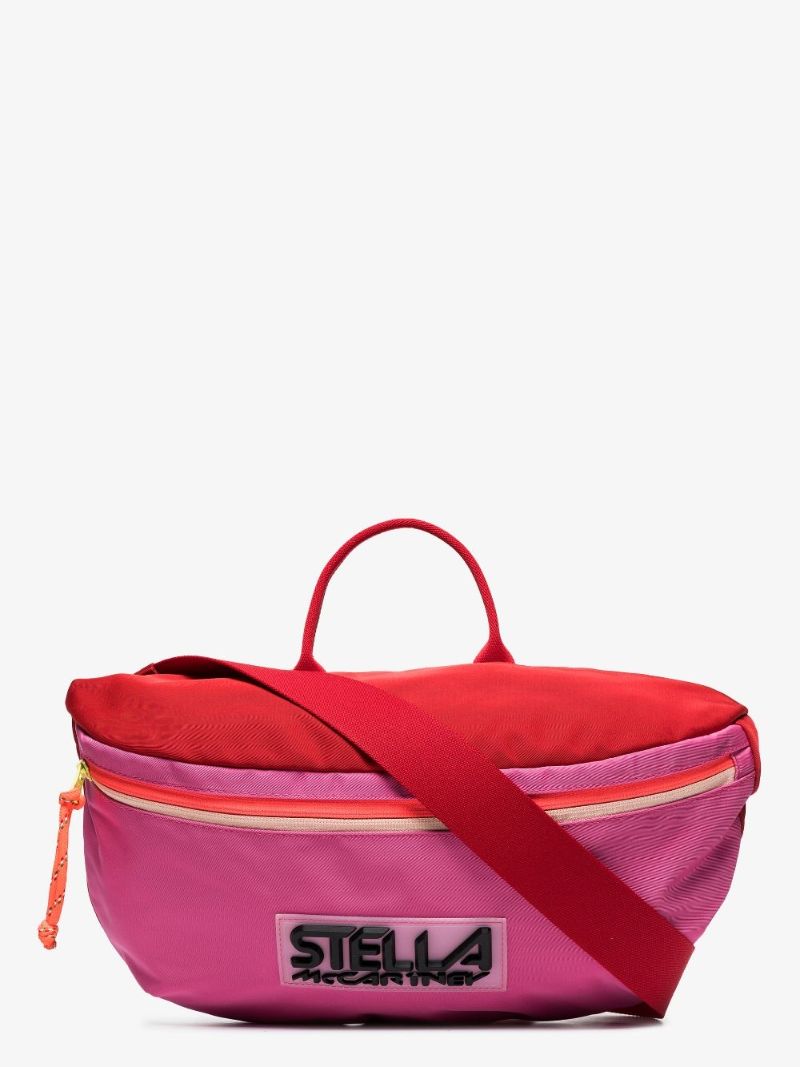 Pink Eco Nylon Cross Body Bag