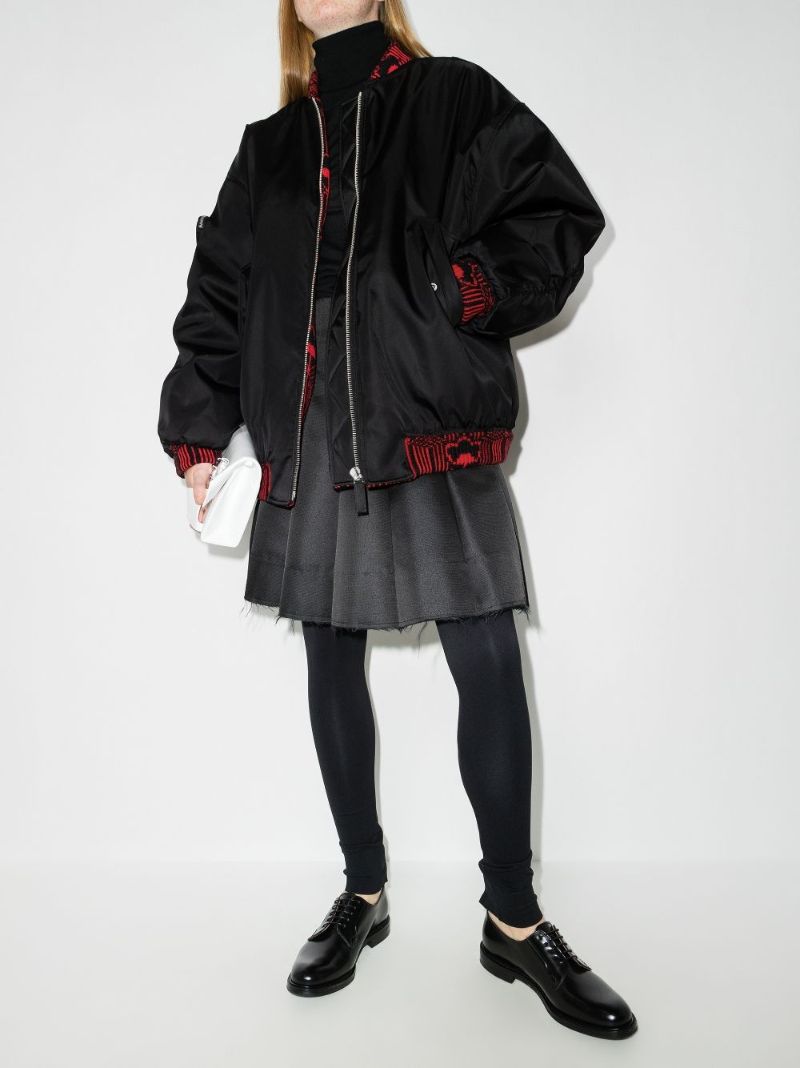 Oversized Re-nylon Bomber Jacket