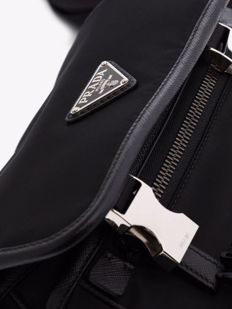 Black Logo Re-nylon Shoulder Bag