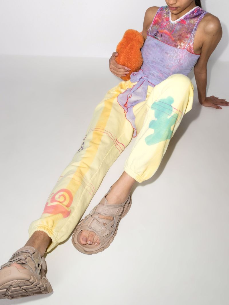Picnic Wave Cotton Track Pants
