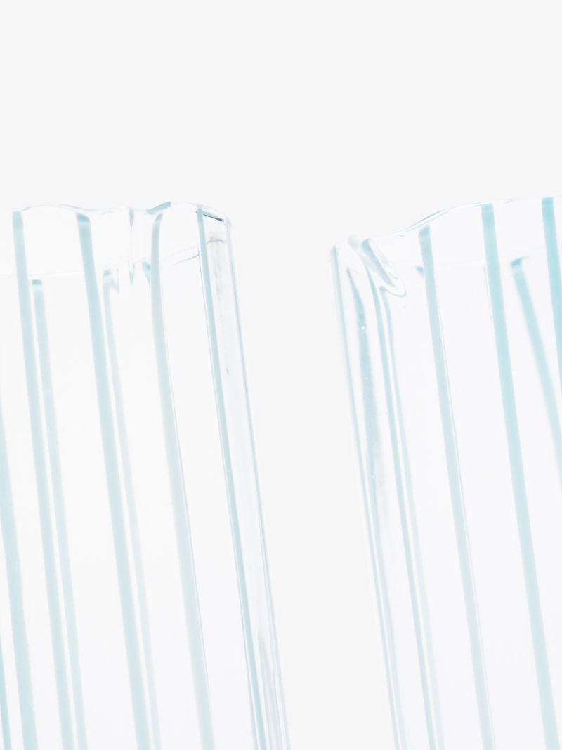 Blue Cabana Glass Pitcher
