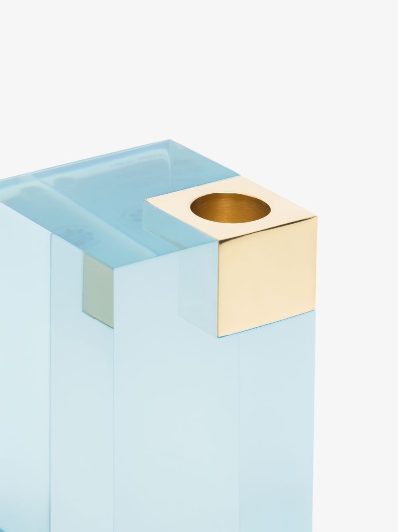 Blue Monte Carlo Large Candle Holder
