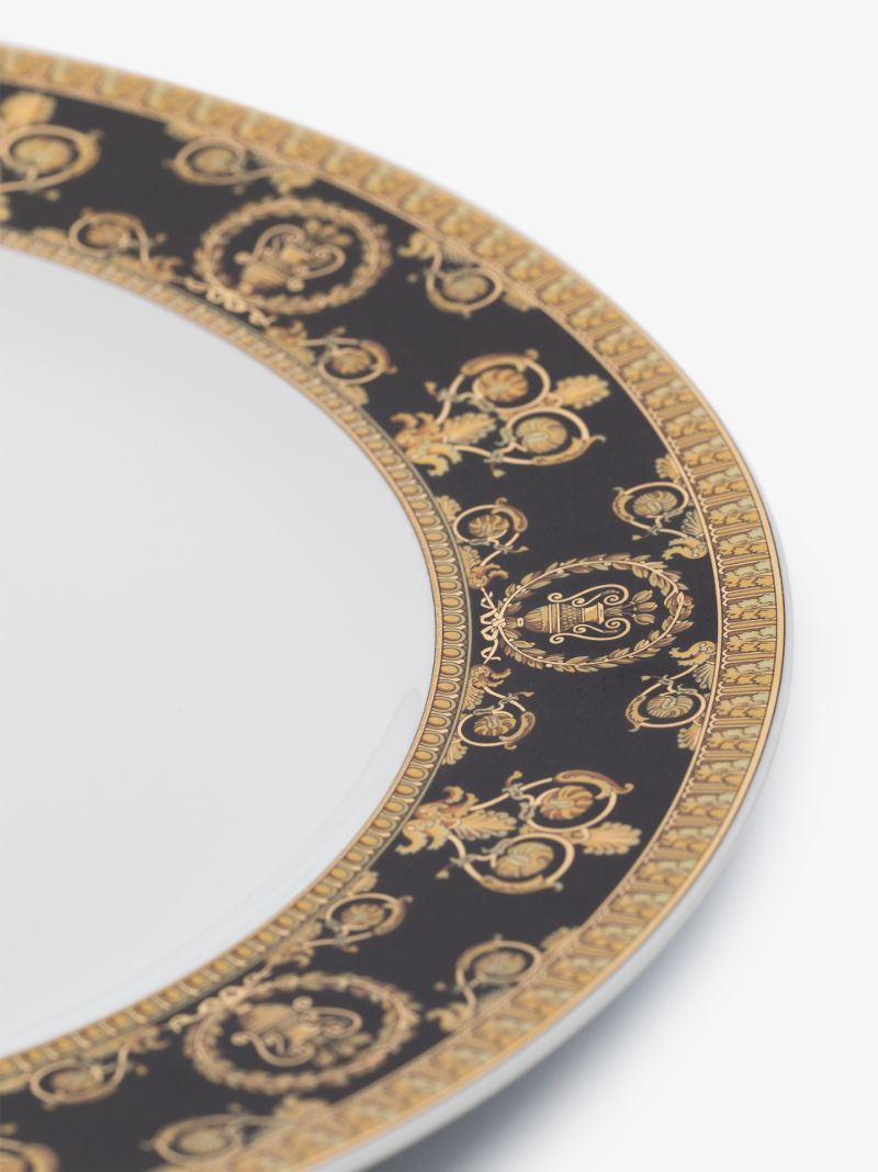 Black Baroque Plate