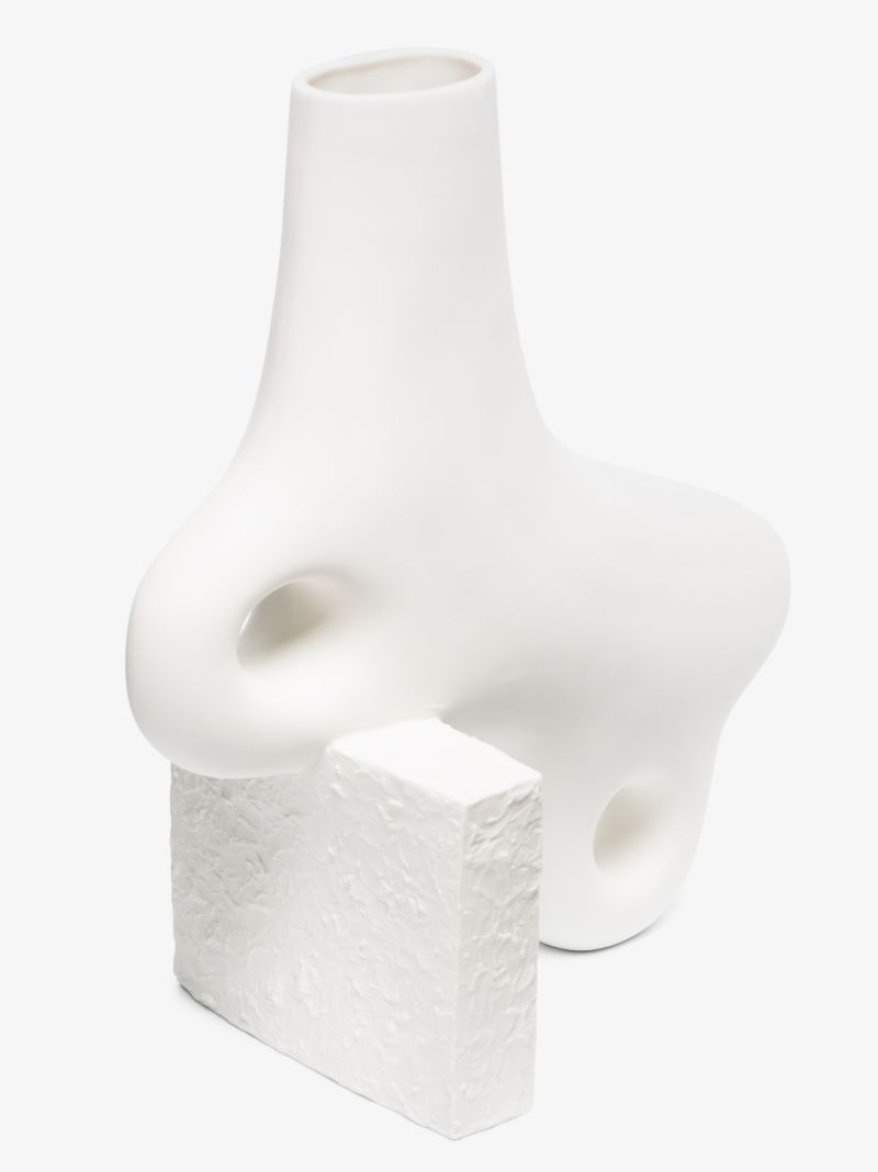 White Paradox Large Ceramic Vase
