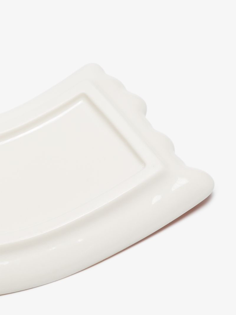 White Dripping Rainbow Trinket Tray