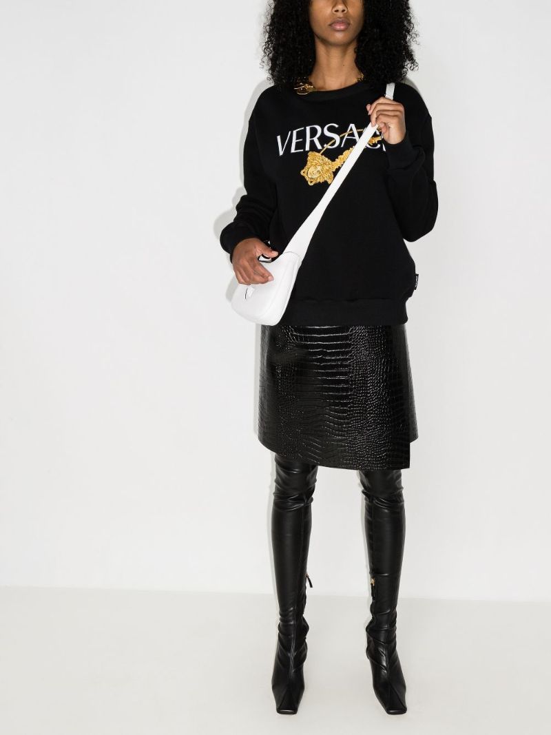 Medusa Safety Pin Logo Sweatshirt