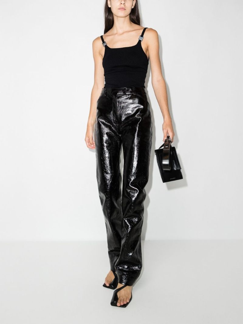 Buckle-embellished Disco Top