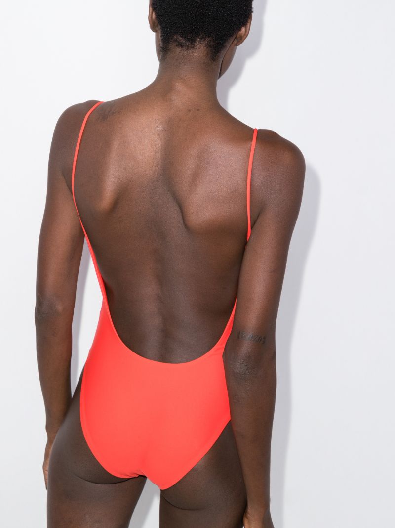 Trophy Open Back Swimsuit